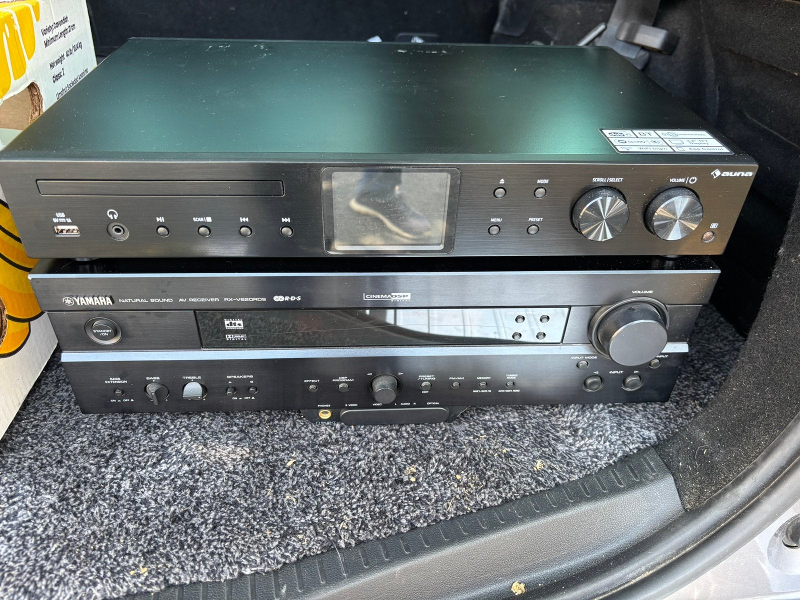 Yamaha versterker en internet radio met cd, Muziek en Instrumenten, Versterkers | Keyboard, Monitor en PA, Gebruikt, 500 tot 1000 watt