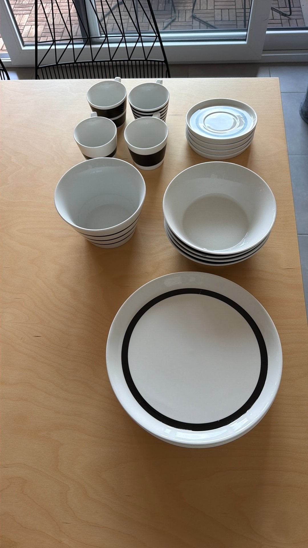 Servies Salt & Pepper, Huis en Inrichting, Keuken | Servies, Ophalen, Gebruikt, Overige merken, Modern