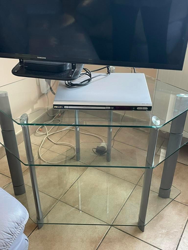Meuble tv d’angle, Enlèvement, Comme neuf, Verre