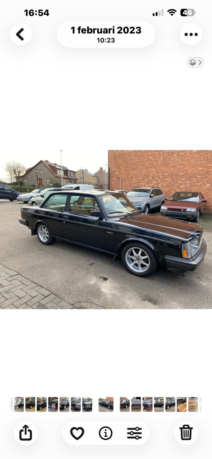 Flying Brick. Volvo 242 Turbo black 2deurs !! Belgisch, foto 4
