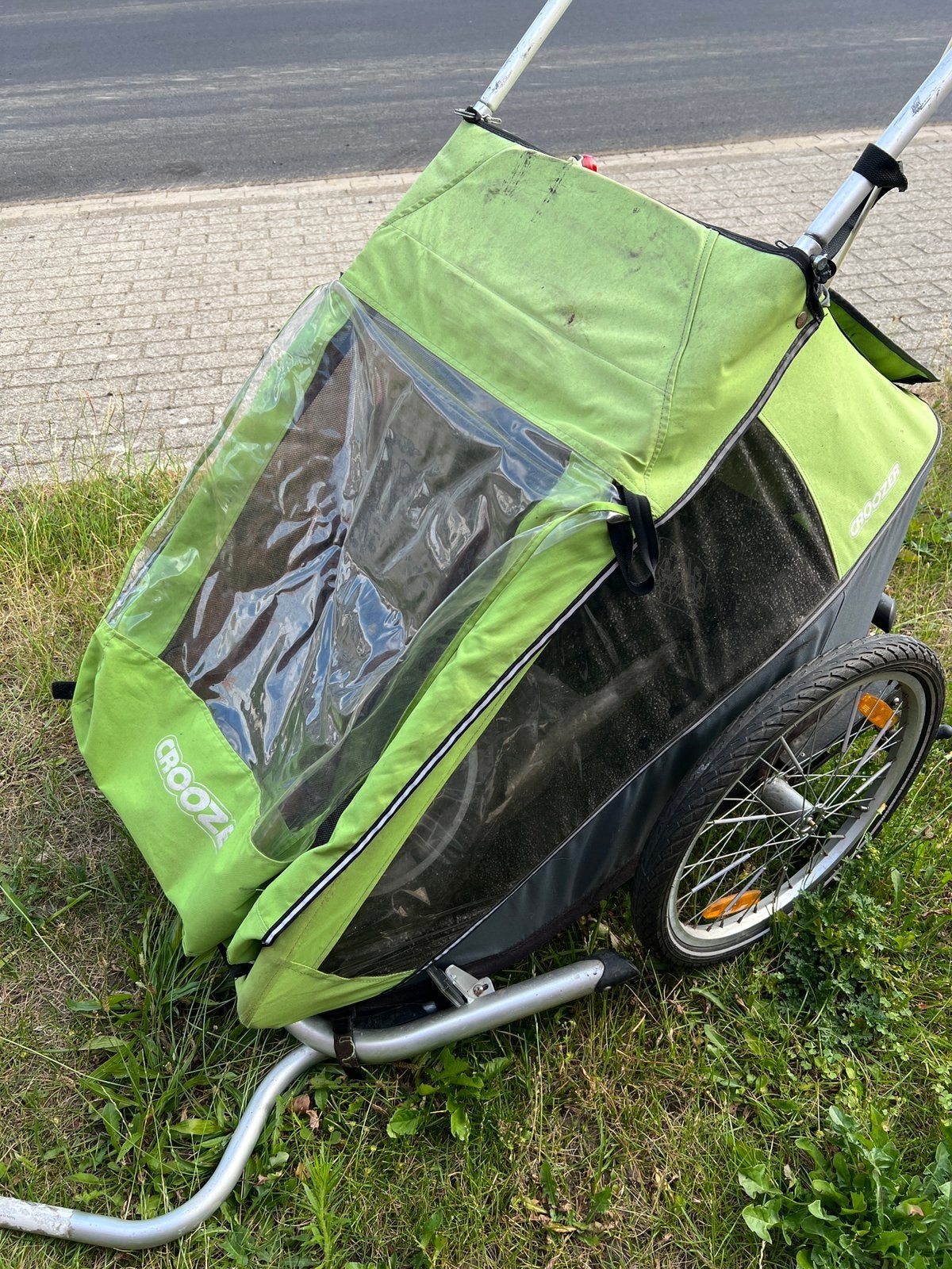 Fietskar voor twee kinderen, Fietsen en Brommers, Ophalen, Gebruikt