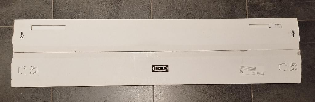 Wandplank, 120 op 30 cm, wit., Ophalen, Zo goed als nieuw