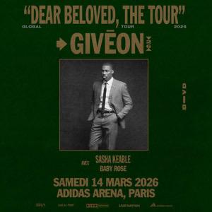 Giveon ticket Paris, Ophalen, Nieuw in verpakking