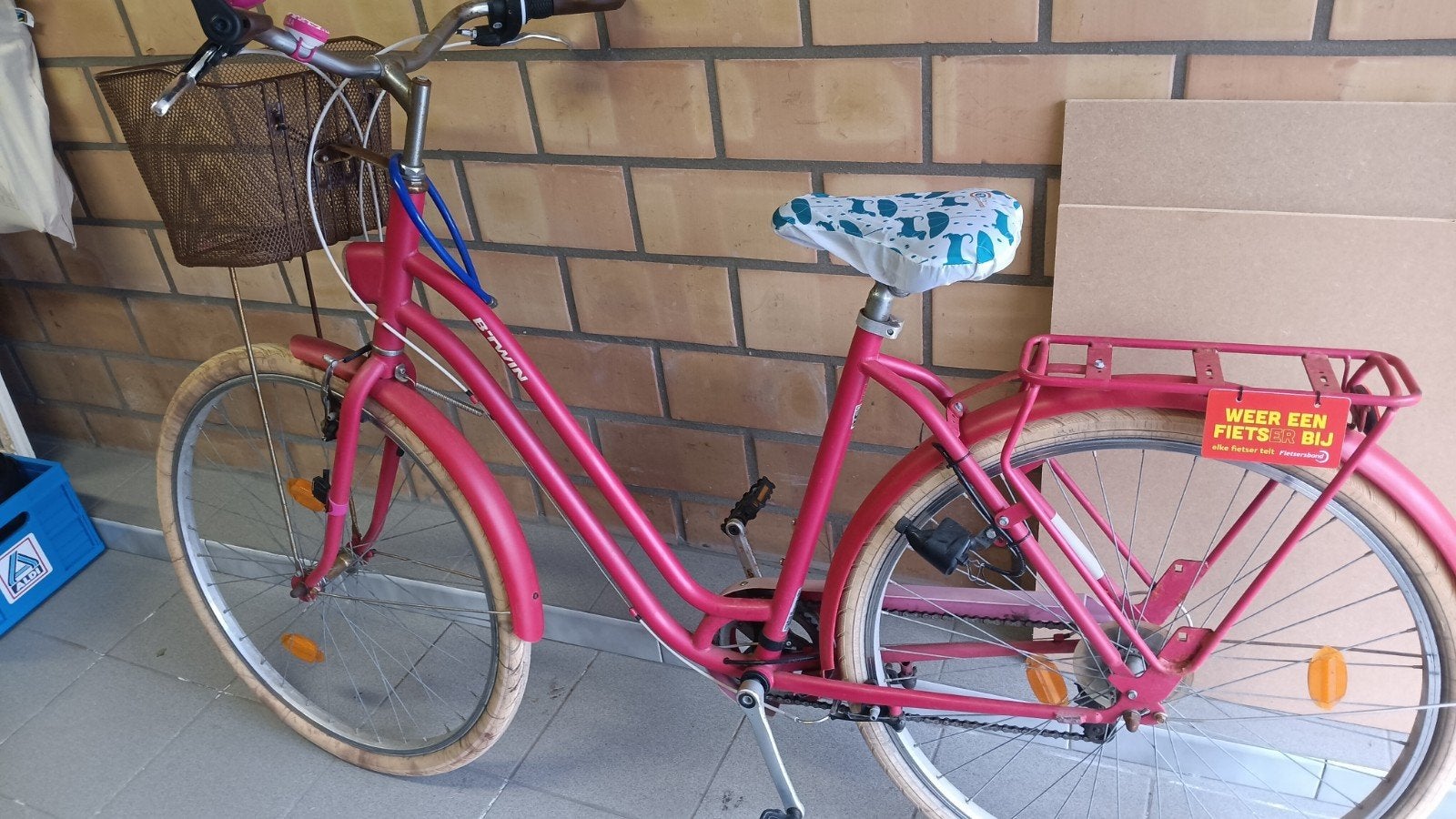 damesfiets van decatlon, Ophalen, Gebruikt, B-twin decathlon