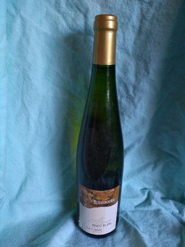 Rudisbourg pinot blanc wijn cava volle fles papa mama, Enlèvement ou Envoi, Neuf