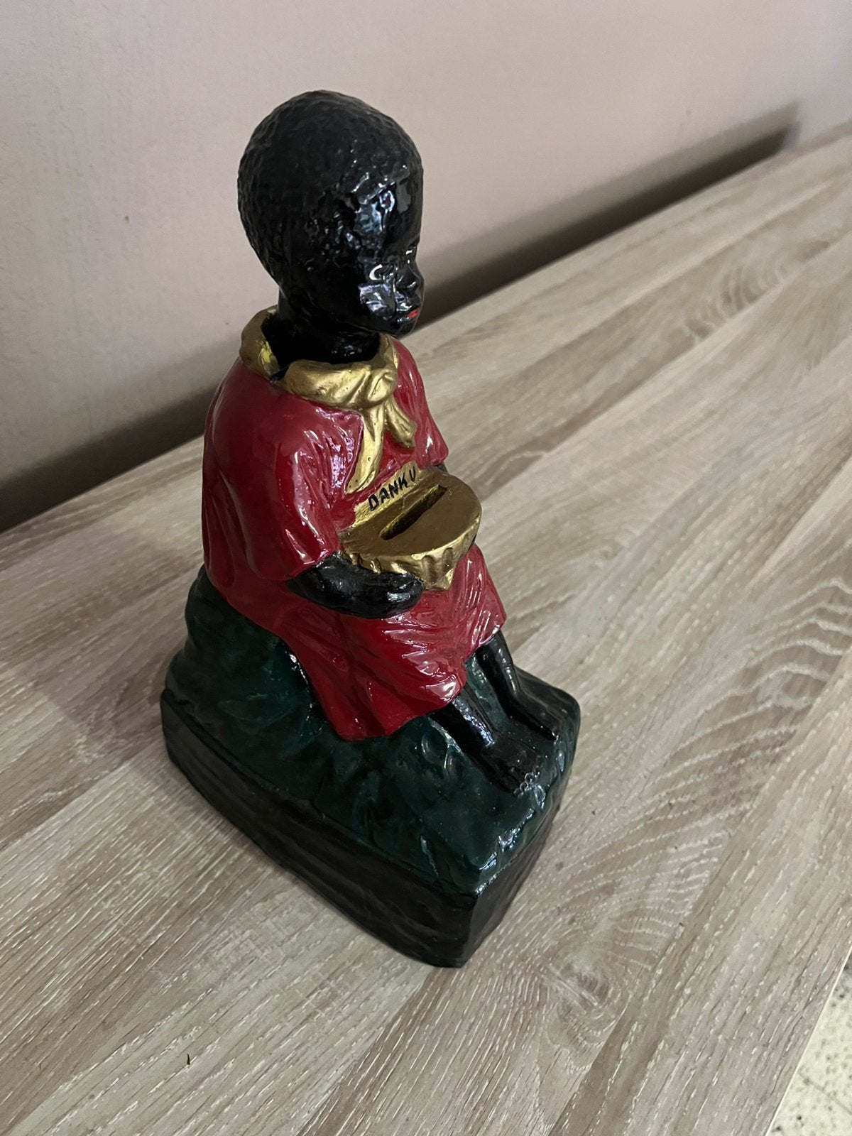 Missie spaarpot met kinkkend hoofdje., Enlèvement, Comme neuf