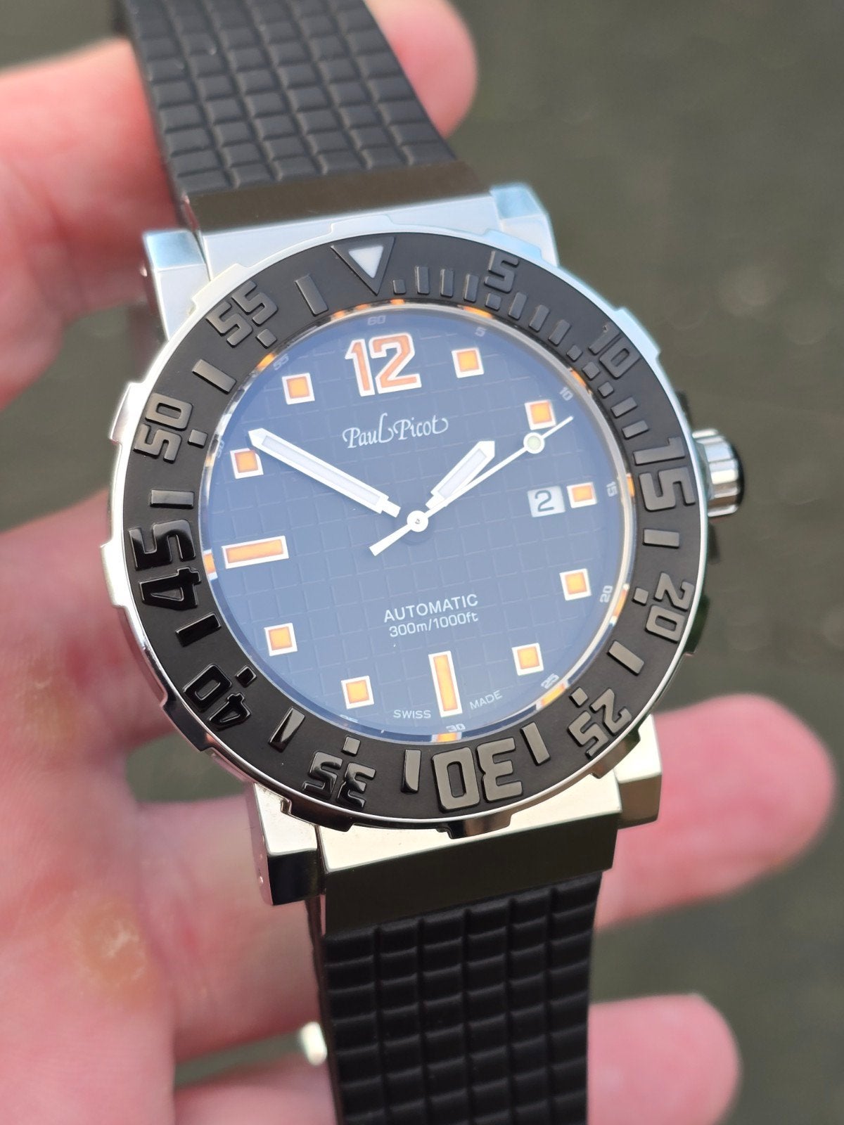Paul picot plongeur c-type 43mm fullset, Bijoux, Sacs & Beauté, Montres | Hommes, Autres marques, Enlèvement ou Envoi, Acier, Synthétique