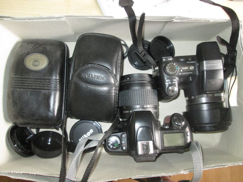 oude fototoestellen, Ophalen, Fototoestel