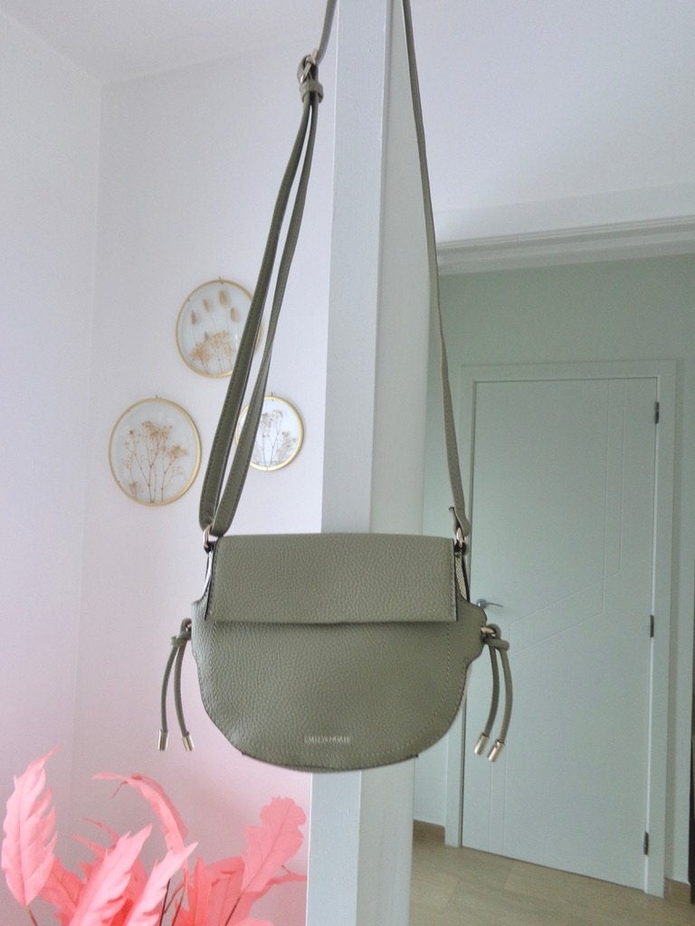 Joli sac à main kaki beige, Enlèvement ou Envoi, Comme neuf, Beige