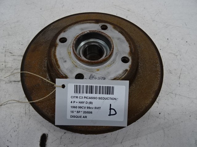 FREIN DISQUE ARRIÈRE Citroën C3 Picasso (SH), Utilisé, Citroën