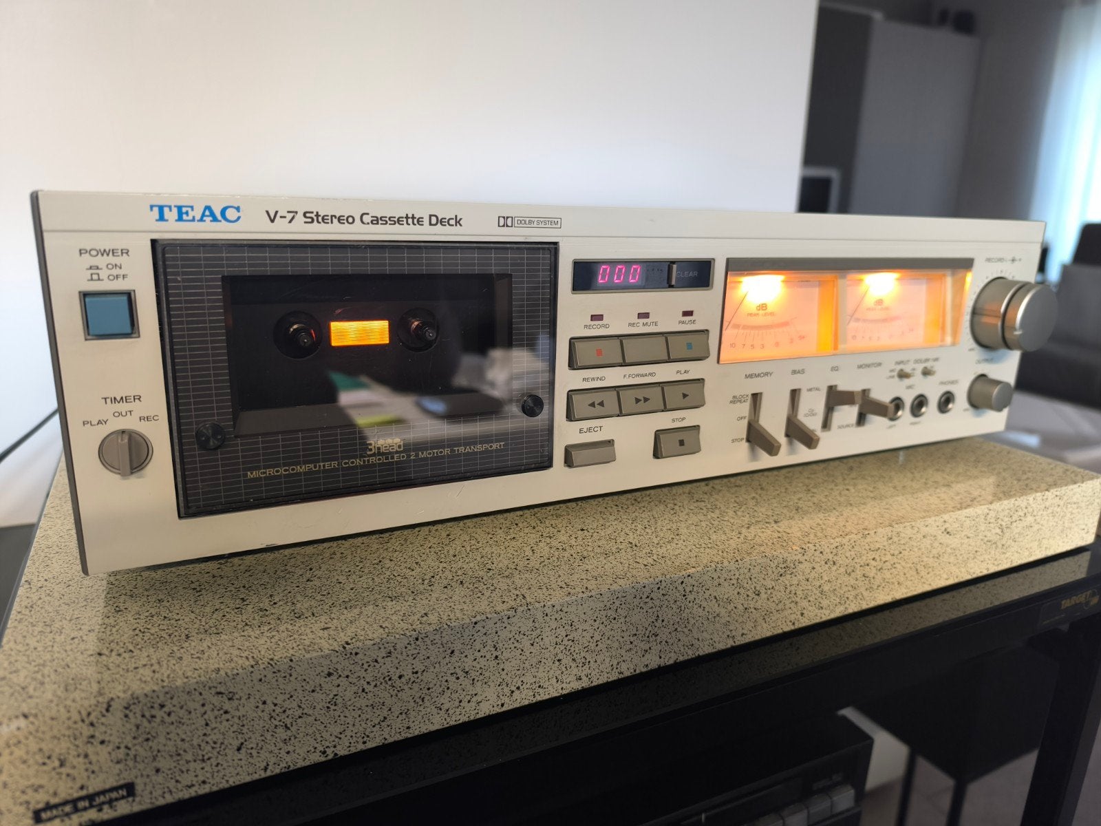 TEAC model V7 - Stereo Cassette Deck, Ophalen, Enkel, Overige merken, Tiptoetsen