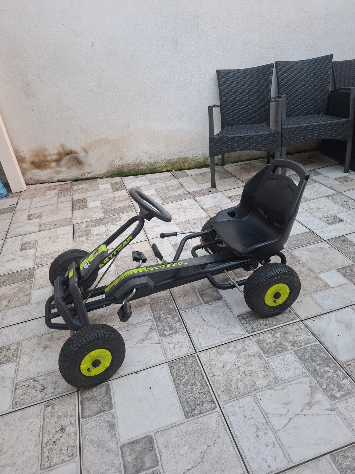 Go-kart met 4 wielen, Fietsen en Brommers, Huif, Trommelrem, Ophalen, Overige merken