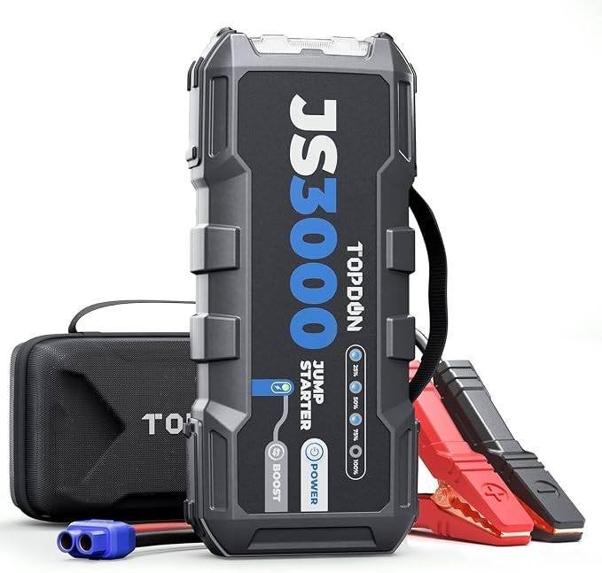 TOPDON JS3000 Jump Starter – Krachtige batterij booster, Autos : Divers, Démarreurs de saut, Enlèvement, Comme neuf
