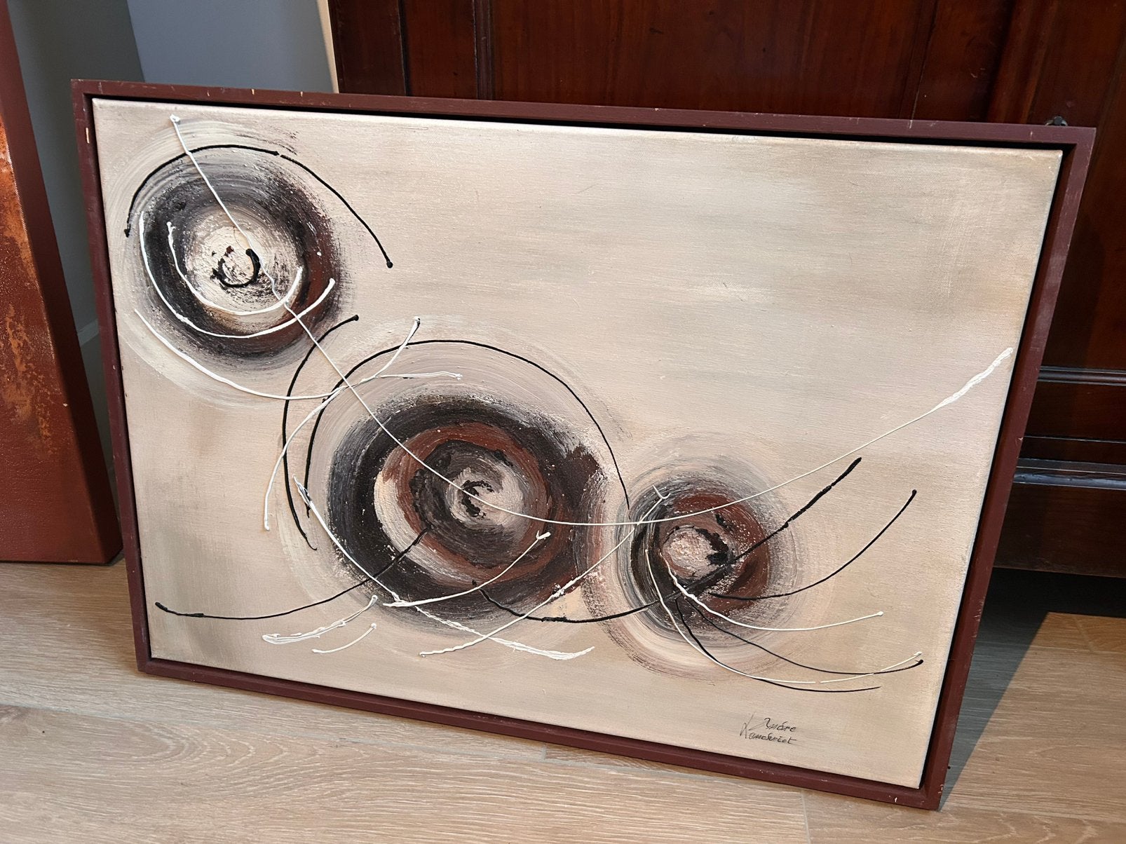 Moderne kunst André Lanckriet, Ophalen