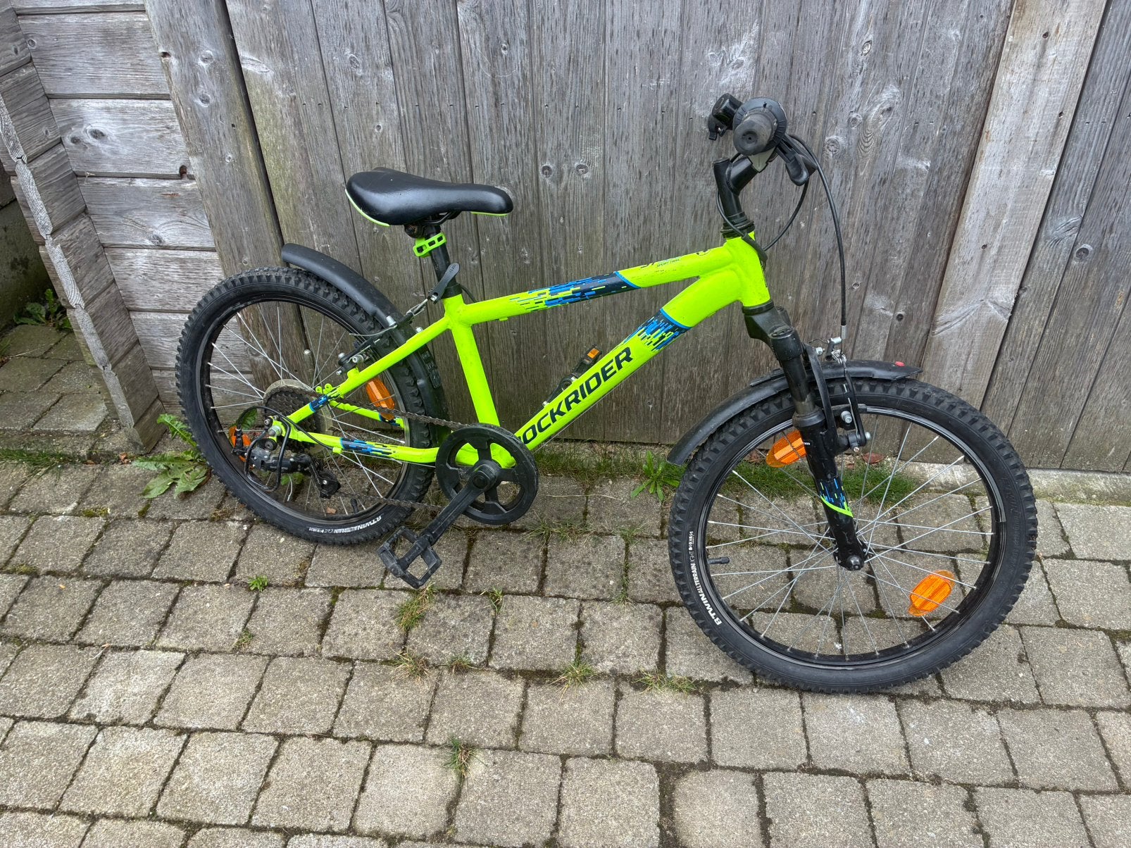 Jongensfiets 20 inch, Ophalen, Gebruikt, Staal, Velgrem