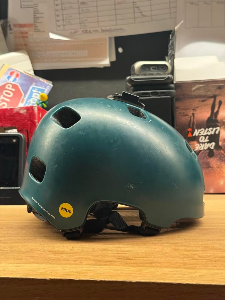 Poc crane mips small + gopro mount, Fietsen en Brommers, Ophalen of Verzenden, Gebruikt, S, Heer