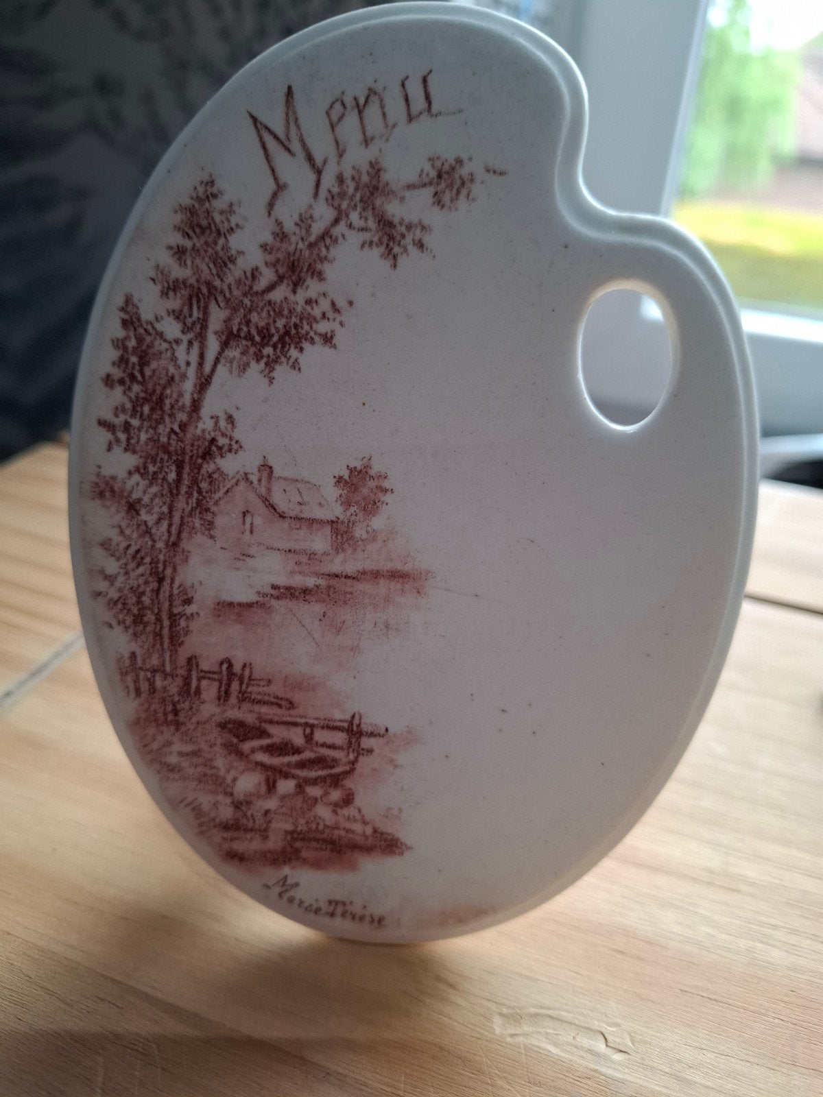 Menu en porcelaine, Antiquités & Art, Antiquités | Plateaux, Enlèvement ou Envoi