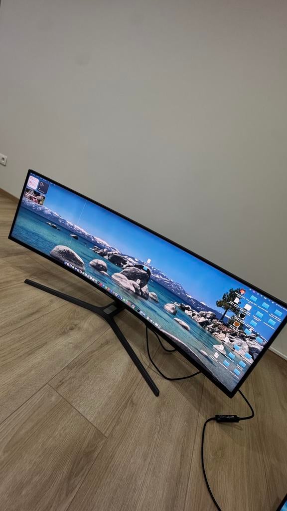 Samsung C49HG90 ultrawide gaming monitor, Informatique & Logiciels, Moniteurs, Enlèvement, Comme neuf, Ultrawide, Gaming