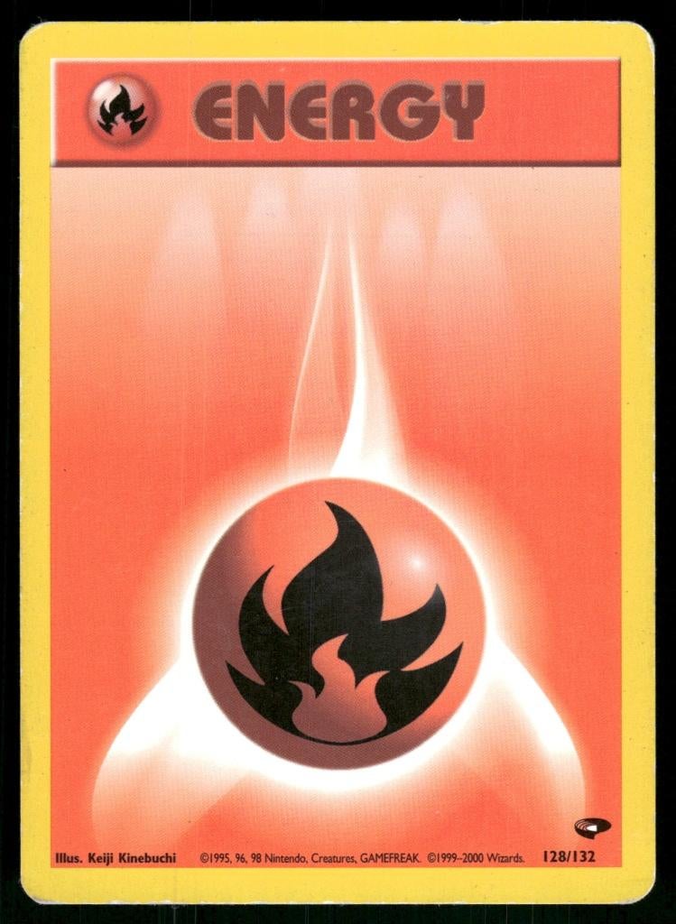 Fire Energy 128/132 - Gym Challenge (EX), Verzenden, Gebruikt