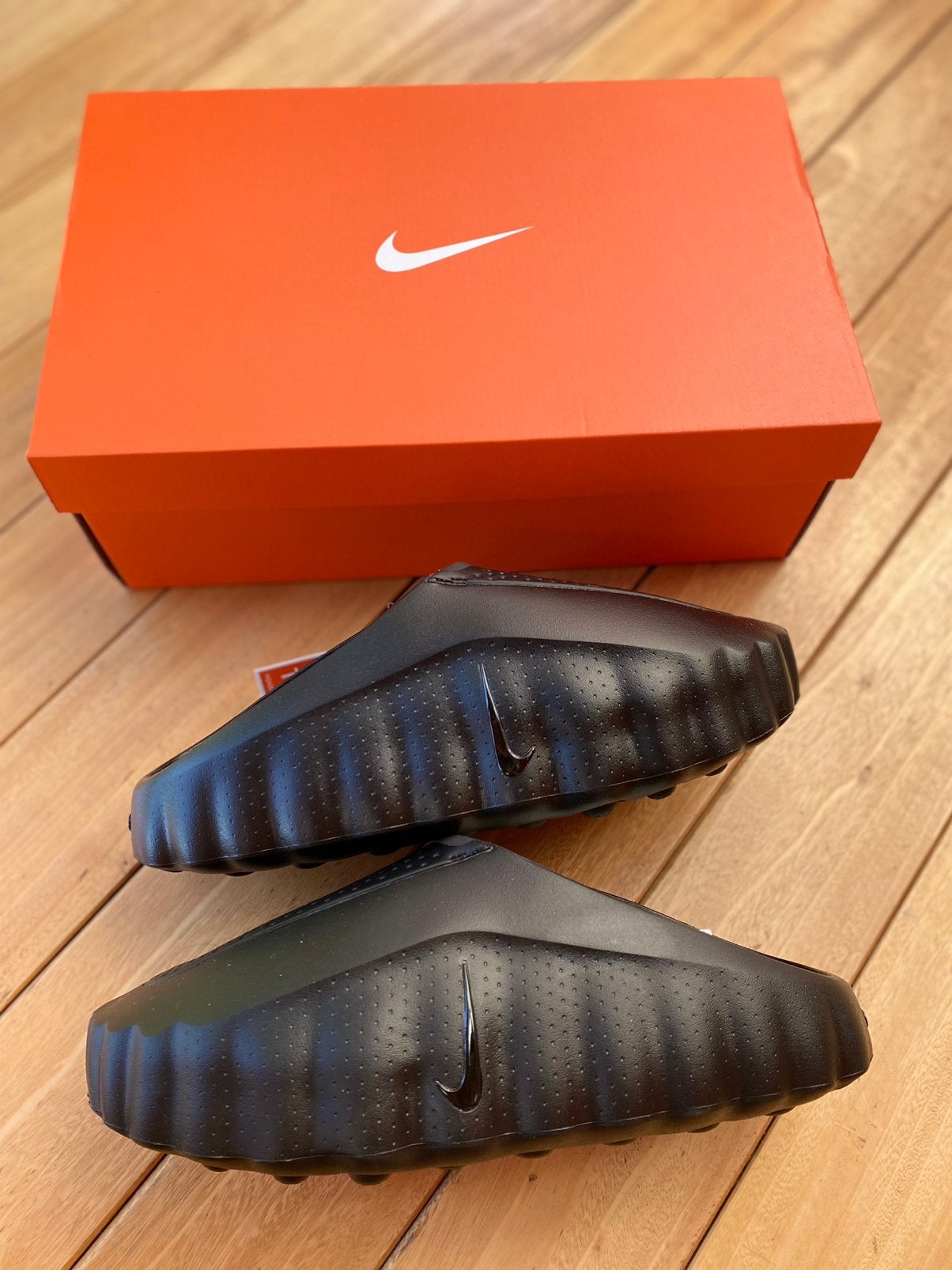 Nike Mind 001 Slide Triple Black 47,5, Klompen, Zwart, Nieuw, Ophalen of Verzenden