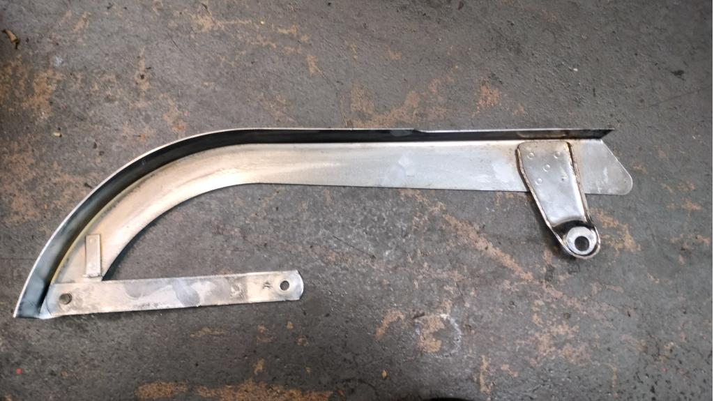 ketting beschermer shovel FL, FX & FXWG 1973-1985, chroom, Motoren, Gebruikt, Petroleumhavenweg 26, Info@taco-motos.com, Ophalen of Verzenden