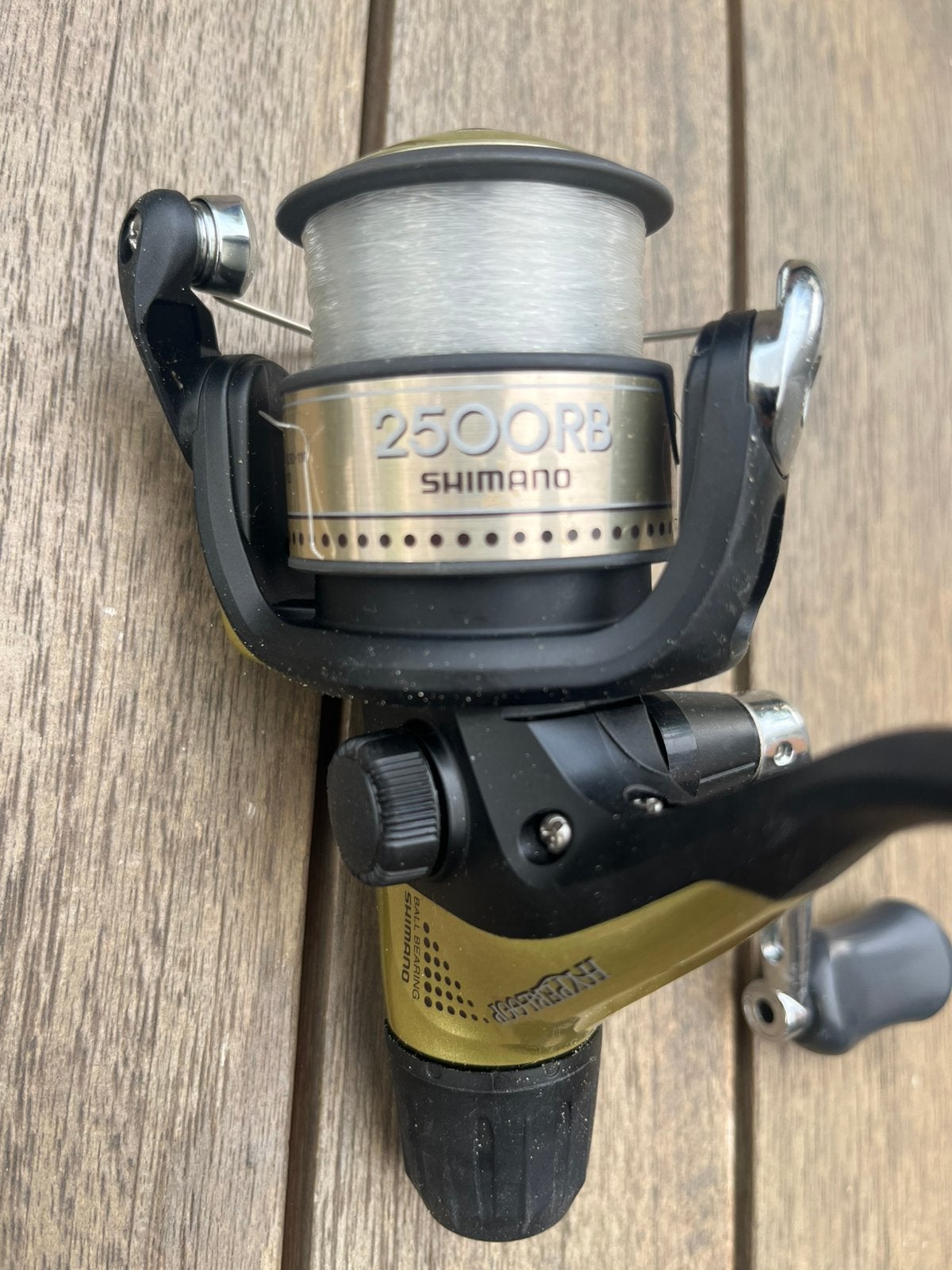 Vishengel Shimano met toebehoren, Watersport en Boten, Hengelsport | Algemeen, Ophalen of Verzenden, Gebruikt, Werphengel
