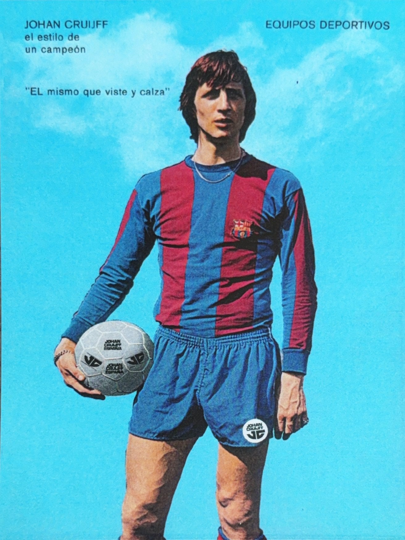 Fiche du joueur Johan Cruyff - FC Barcelona - AFC Ajax, Envoi, Comme neuf, Cartes de joueur