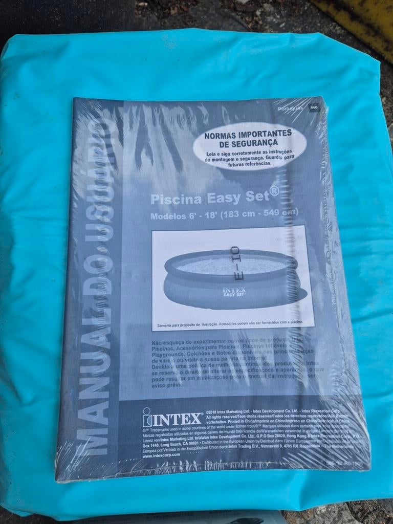 Zwembad intex nieuwe, Ophalen