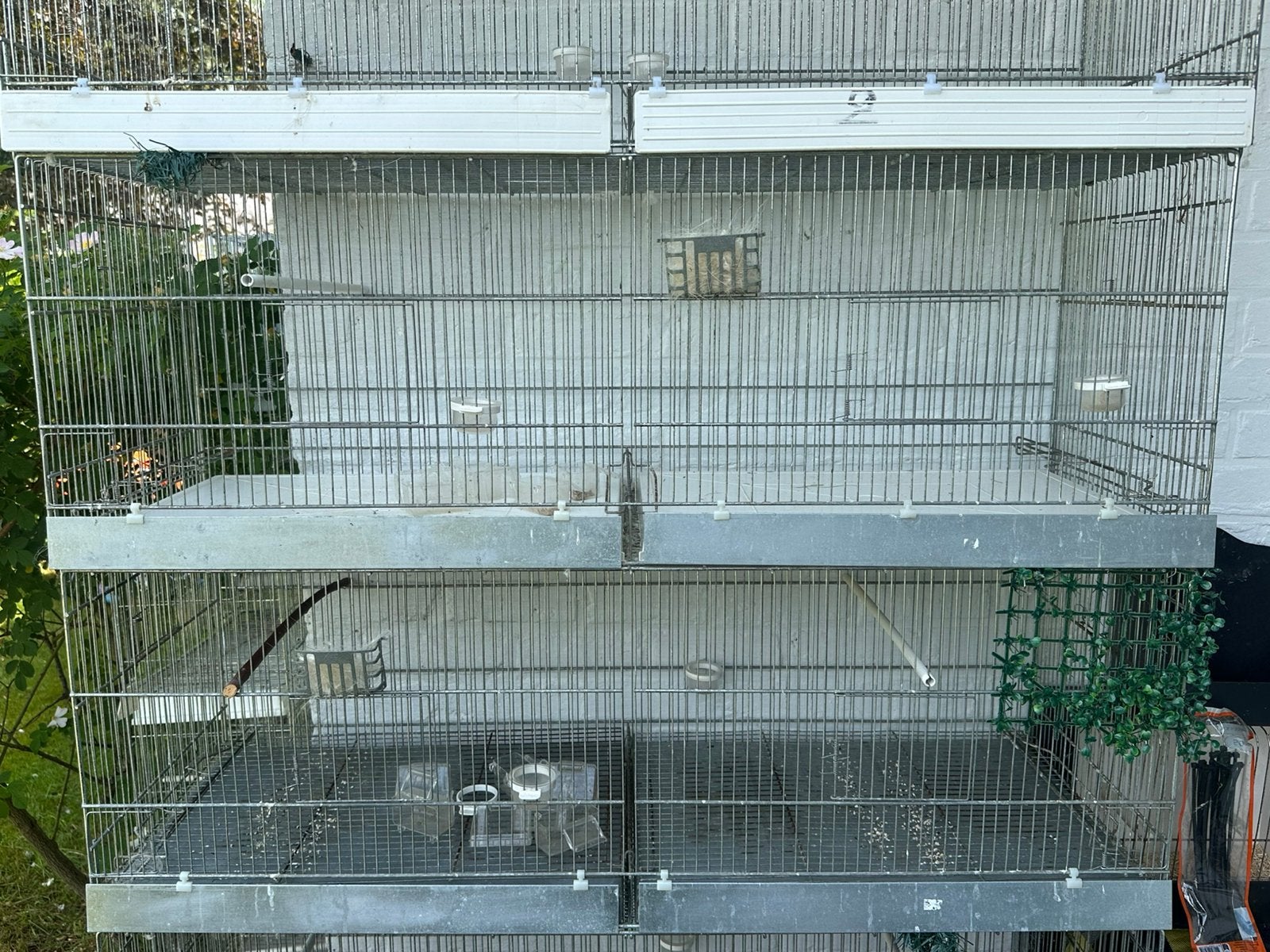 Cages 120cm avec accessoires, Enlèvement, Comme neuf