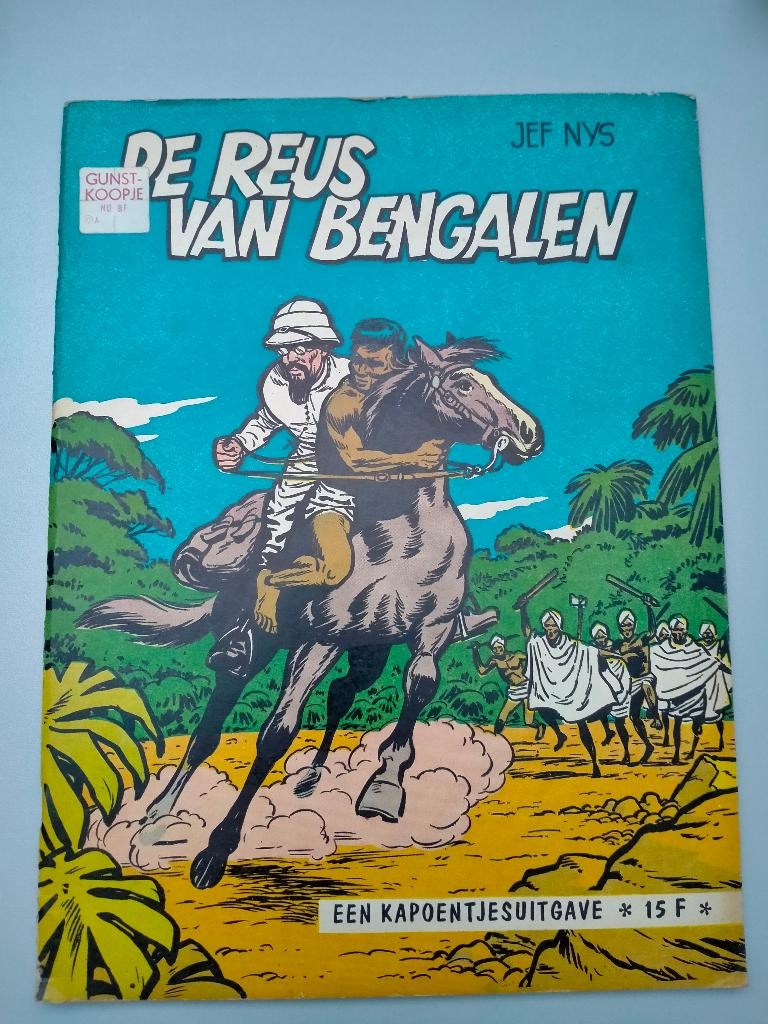 strip : De reus van Bengalen, Eén stripboek, Jef Nys., Ophalen, Gelezen