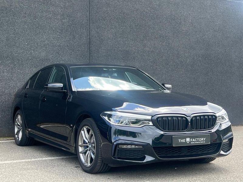 BMW Série 5, Autos, BMW, Cuir, 215 kW, Noir, Automatique