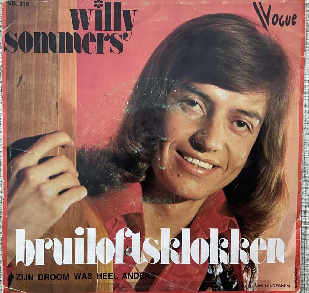 Willy Sommers "Bruiloftsklokken", Gebruikt, 1970 - 1979, Levenslied of Smartlap, Fotohoes