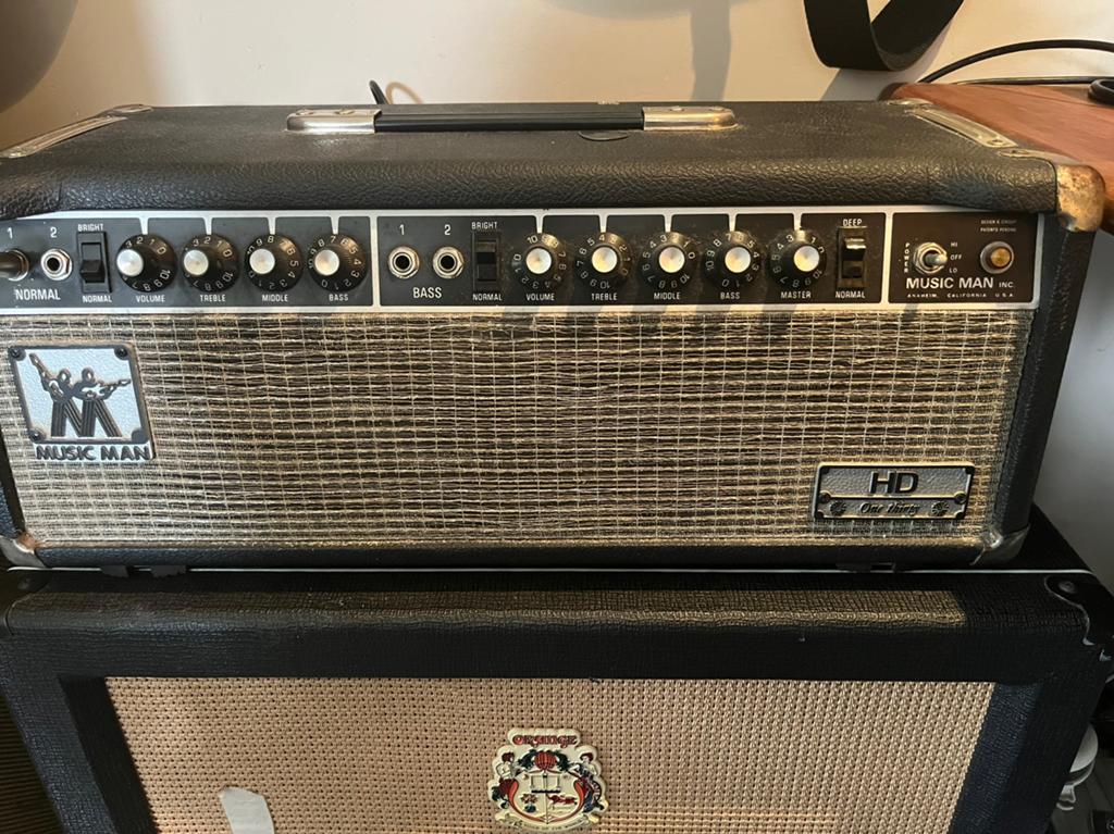 Music Man HD130 (vintage ‘70s), Muziek en Instrumenten, Ophalen of Verzenden, Gebruikt, Gitaar