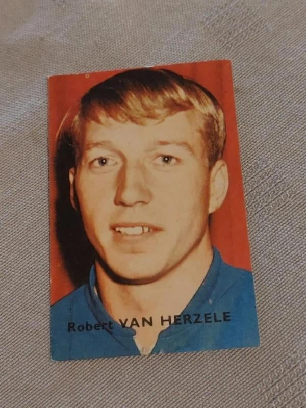 prentje/chromo : Robert Van Herzele/ Basketbal / Victoria, Verzamelen, Ophalen of Verzenden, Gebruikt, Poster, Plaatje of Sticker