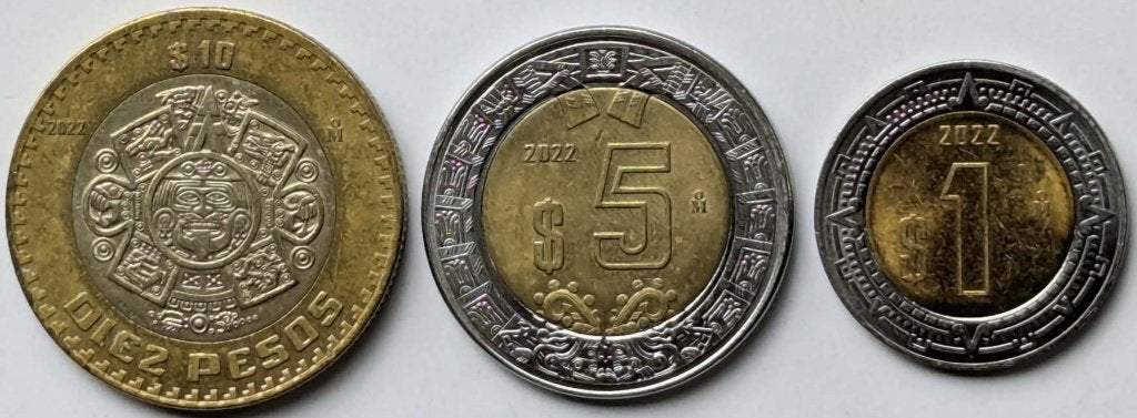 Mexico - muntenset, Ophalen, Noord-Amerika, Setje