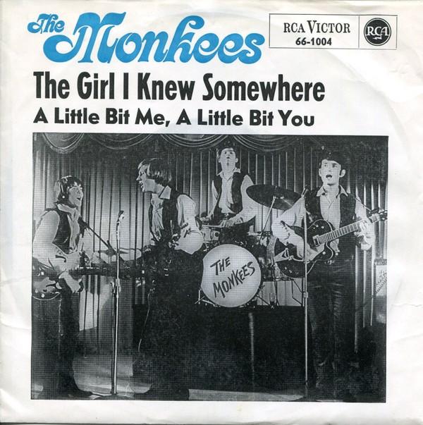 7"  The Monkees ‎– The Girl I Knew Somewhere, Enlèvement ou Envoi, Single, 1970 - 1979, Utilisé