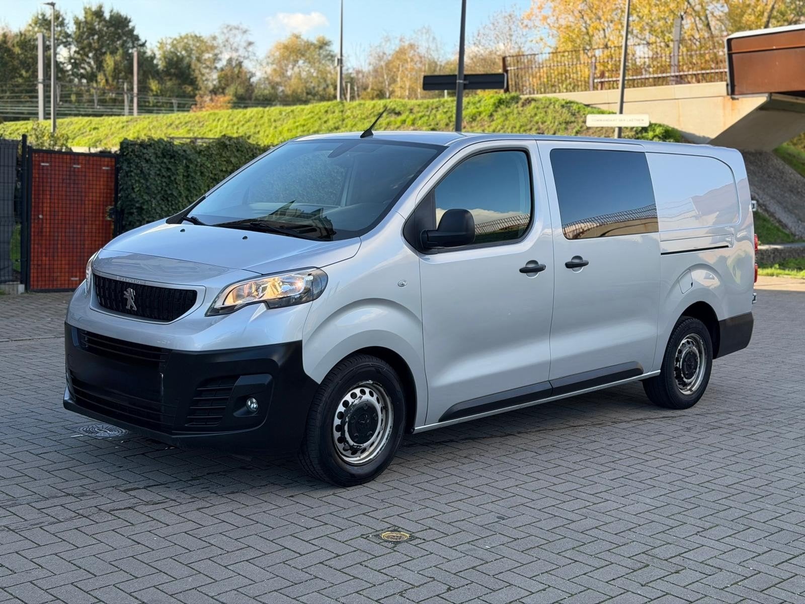 PEUGEOT EXPERT 2.0 HDI DOUBLE CABINE 2018 150000KM AC EURO6B, Autos, Argent ou Gris, Achat, Boîte manuelle, 5 portes