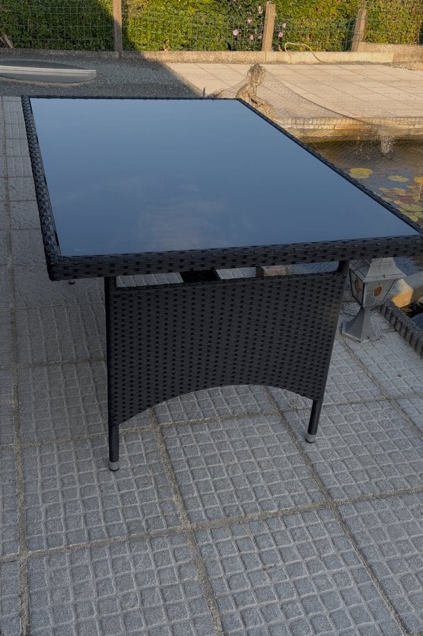 terras/tuintafel, Ophalen, Zo goed als nieuw, Rechthoekig, Kunststof