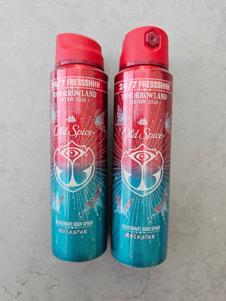Tomorrowland - Old Spice deodorant (edition 2026), Ophalen of Verzenden, Gebruikt, Deodorant of Bodyspray