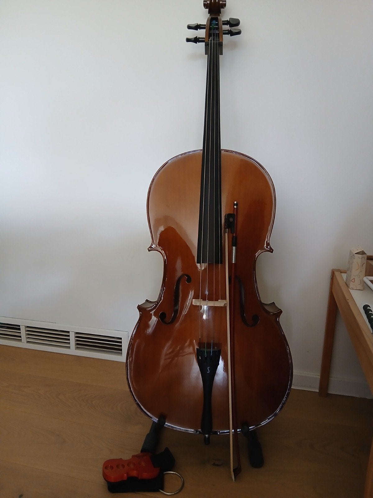 Cello Stentor SR1108 Student Cello - 4/4, Enlèvement, Comme neuf, Violoncelle 4/4, Avec valise