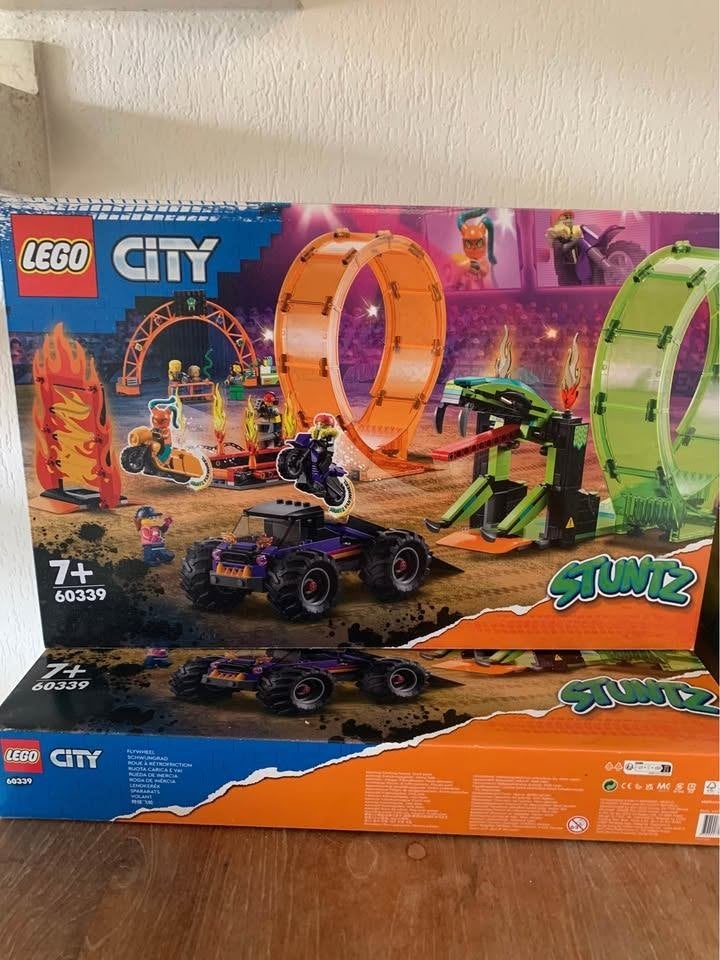 NIEUW LEGO City stuntz double looping (nieuwprijs €149,99), Ophalen, City, Lego, Nieuw