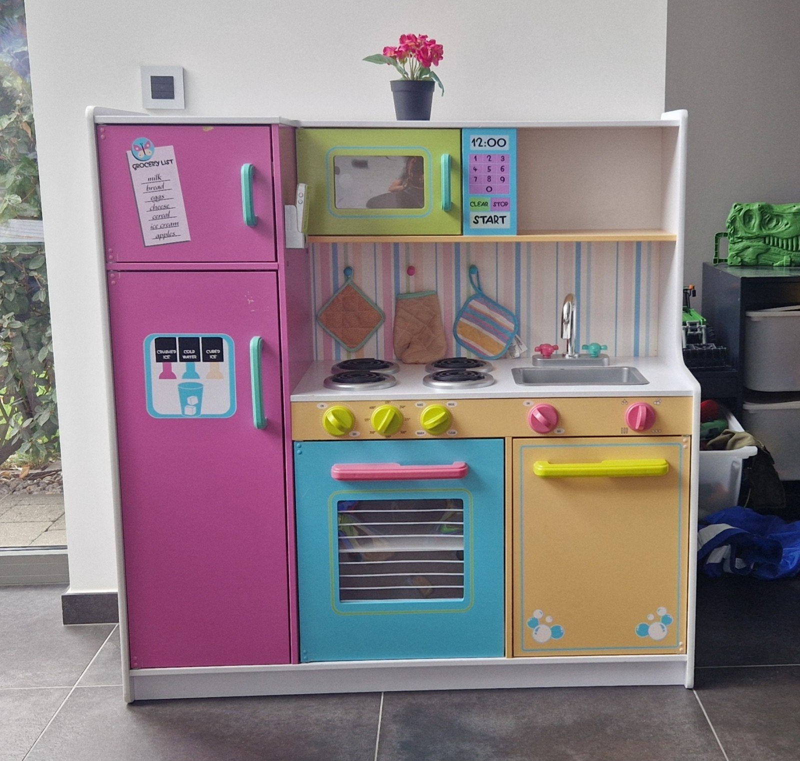 Kidcraft Houten Keuken met accessoires, Ophalen, Gebruikt, Hout, Speelkeuken