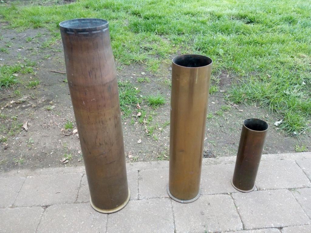 3 oude koperen hulzen, Verzamelen, Ophalen, Hulzen of Bodemvondsten