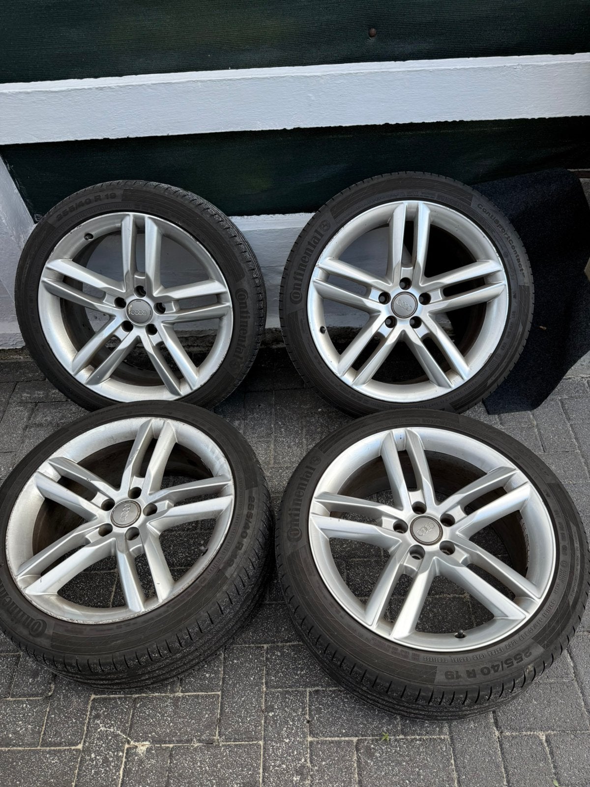 Audi A5/A6/A7 velgen 19 inch met continental banden, Ophalen, 19 inch, Band(en)
