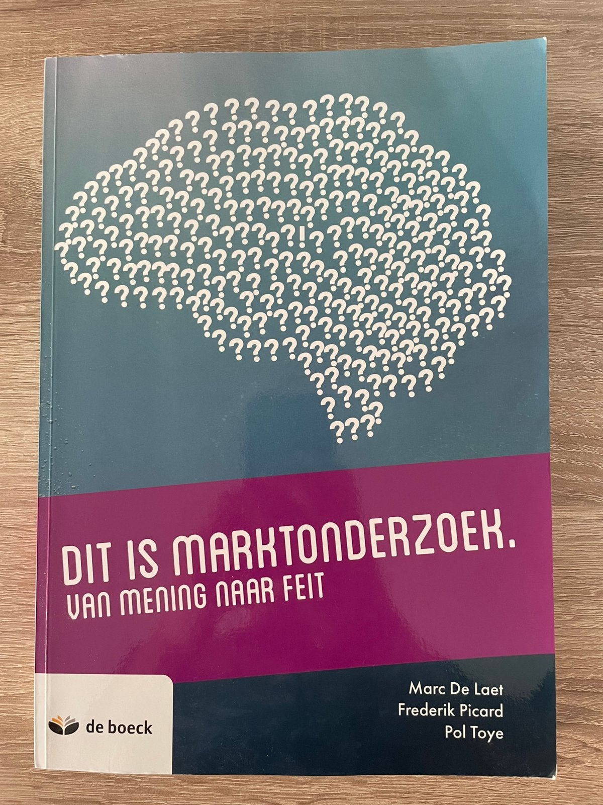 Dit is marktonderzoek -  van mening naar feit, Boeken, Ophalen of Verzenden, Zo goed als nieuw, Economie en Marketing