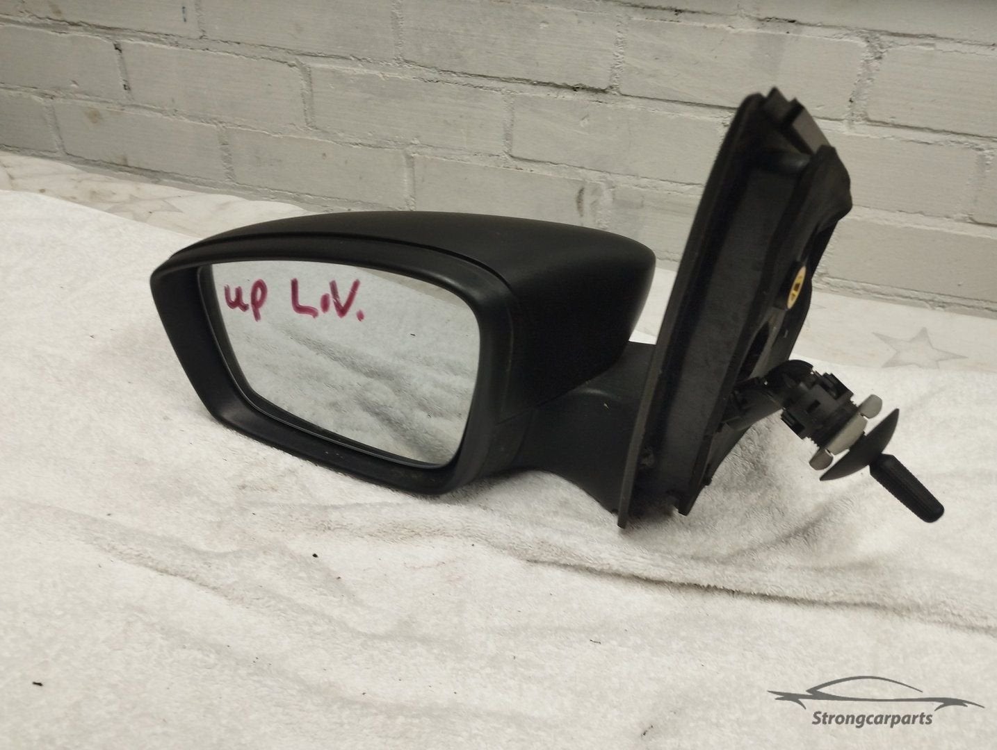 Buitenspiegel VW Up links handbediend zwart 1S1857501BH, Volkswagen, -, Utilisé, -