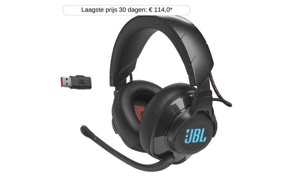 JBL Quantum 610 Wireless headset - 40u batterij -Nog in doos, Overige merken, Nieuw, Ophalen of Verzenden, Over oor (circumaural)