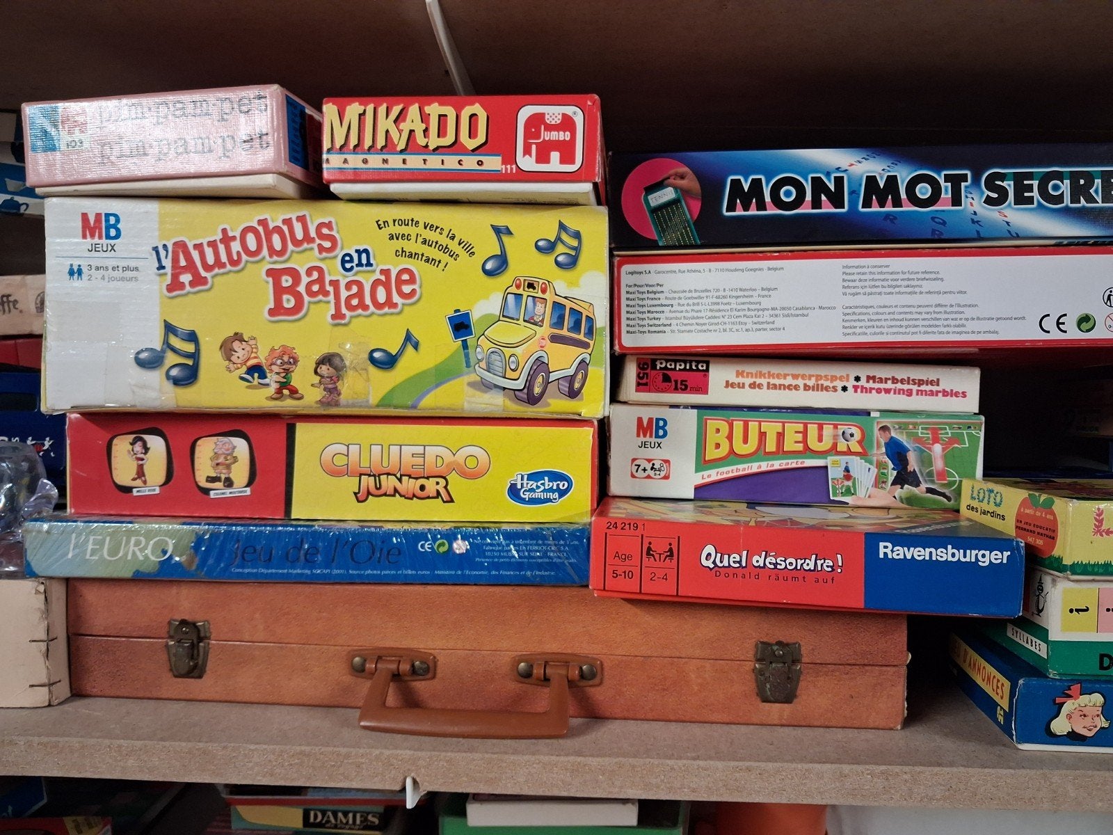 jeux  de société  et puzzles, Ophalen