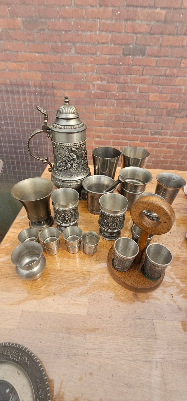 bekers, schalen & kan, Ophalen