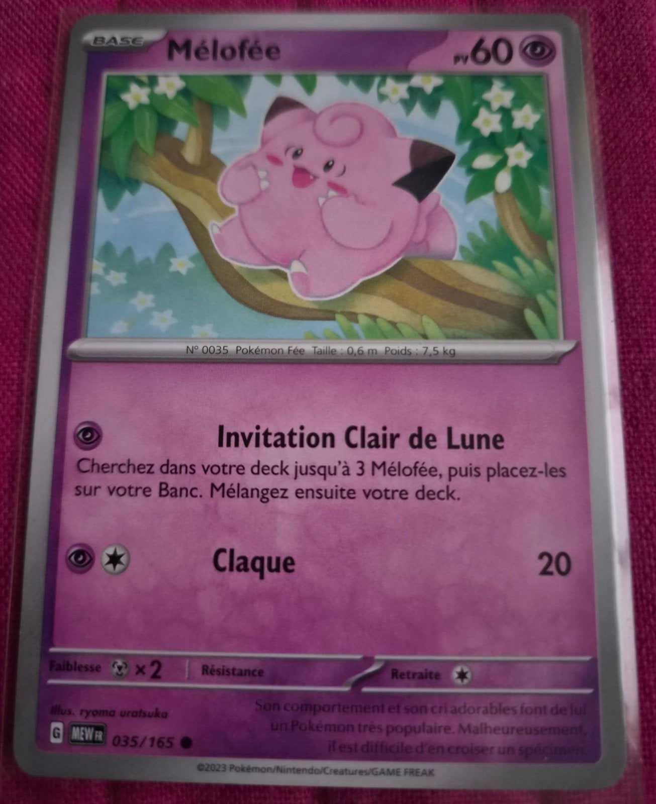 carte pokemon Mélofée, Envoi